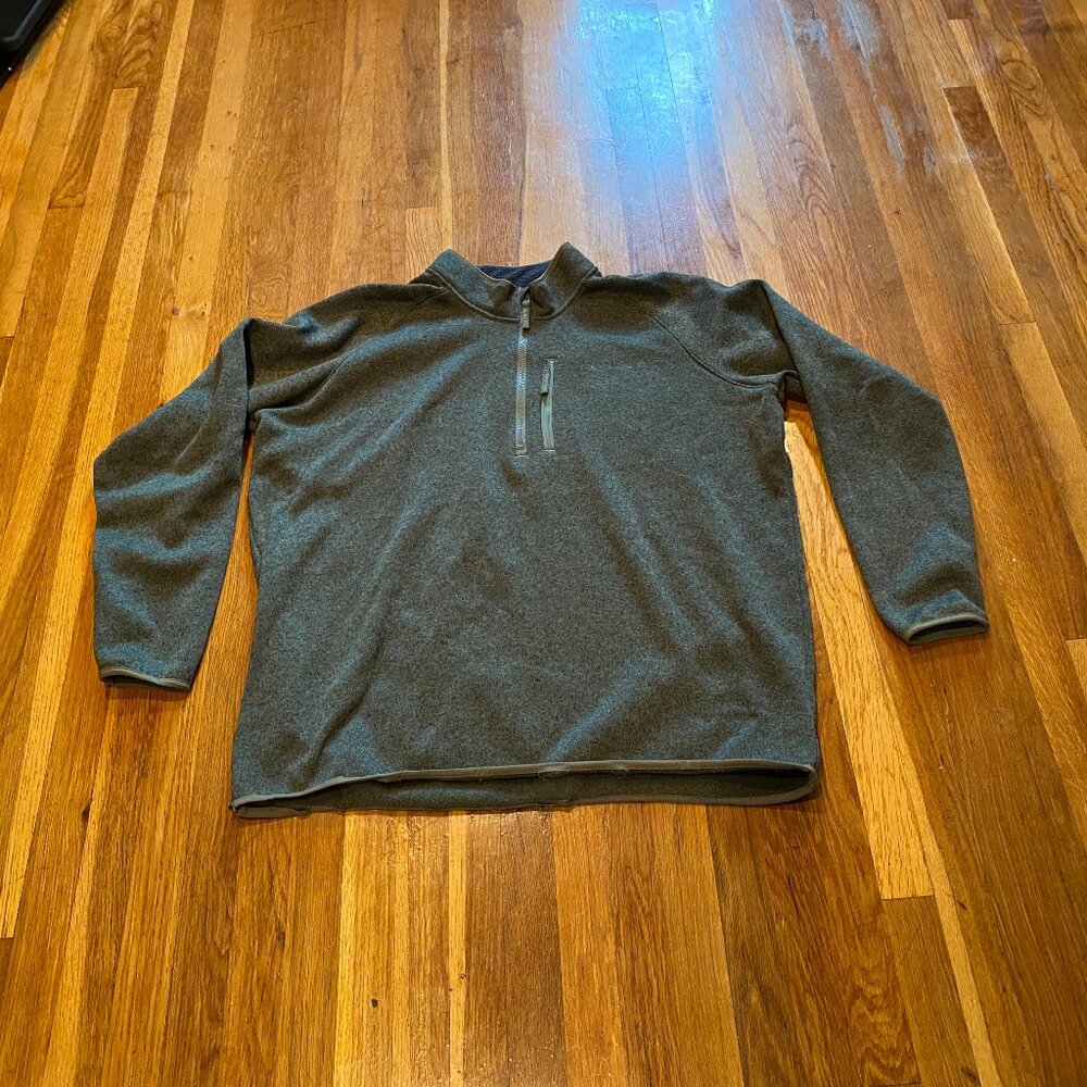 Men's Dark Green Columbia 1/2 Zip Pullover TLC Size 3XT